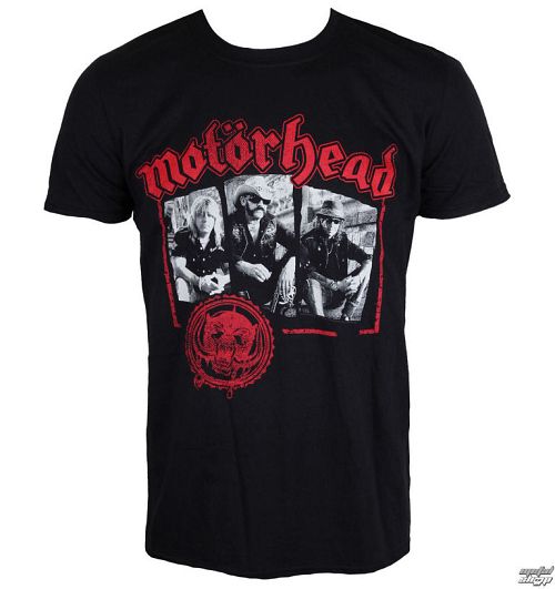 tričko pánske Motörhead - Stamped - Black - ROCK OFF - MHEADTEE40MB