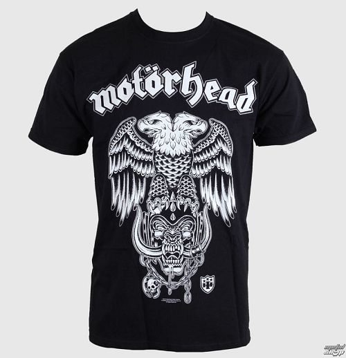 tričko pánske Motorhead - Hiro Double - Black - BRAVADO EU - MHEADTEE18MB