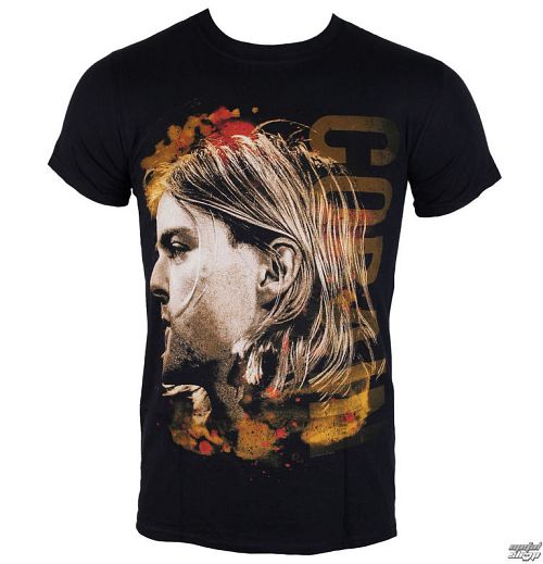 tričko pánske Nirvana - Kurt Cobain - Coloured Side View - PLASTIC HEAD - RTKCO0108