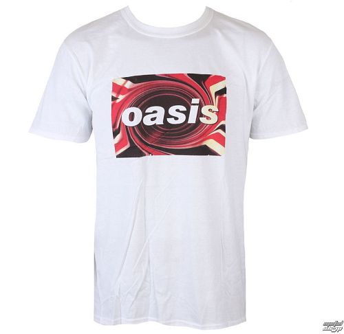 tričko pánske Oasis - Twirl - White - LIVE NATION - PE1135TSWP