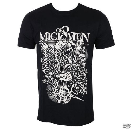 tričko pánske Of Mice & Men - Eagle - Black - ROCK OFF - OMMTS14MB