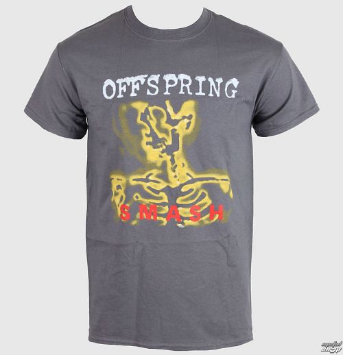 tričko pánske Offspring - Smash 20 - Charcoal - ROCK OFF - OFF01