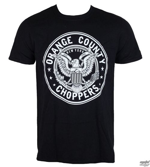 tričko pánske ORANGE COUNTY CHOPPERS - Eagle - Black - OCCTS01002
