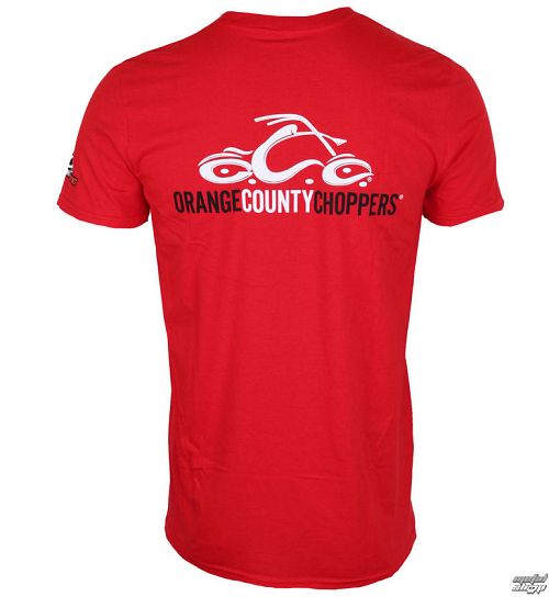 tričko pánske ORANGE COUNTY CHOPPERS - Logo - Red - OCCTS02260