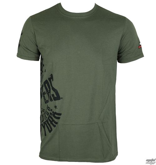 tričko pánske ORANGE COUNTY CHOPPERS - Side Circle - Military Green - OCCTS01615