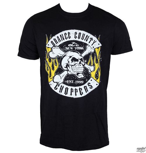 tričko pánske ORANGE COUNTY CHOPPERS - Skull Rocker - Black - OCCTS01902