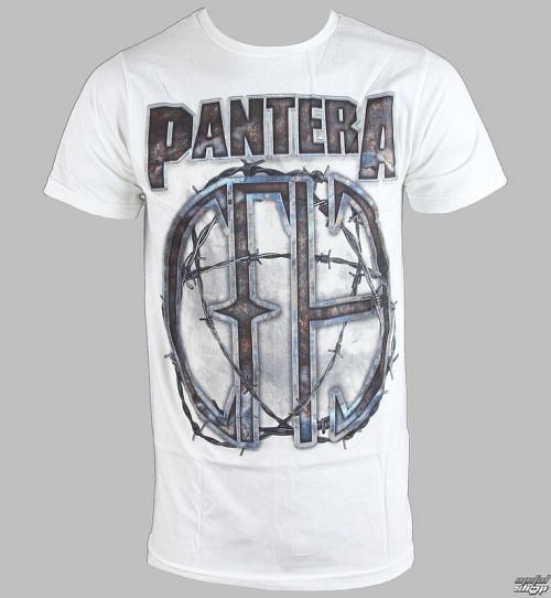 tričko pánske Pantera - 81 - White - BRAVADO - PNA1254
