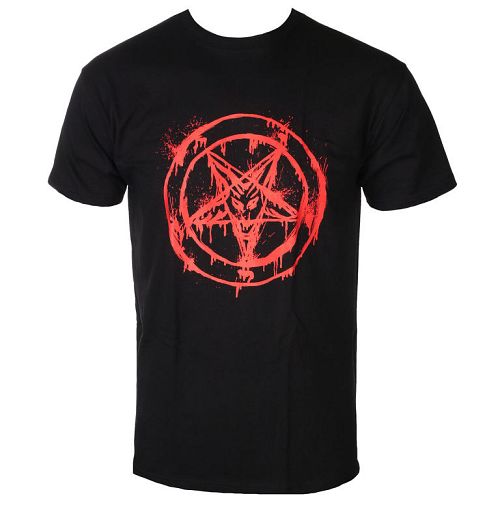 tričko pánske PENTAGRAM - 2 bloody baphomet red - TS-236