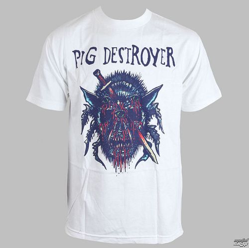 tričko pánske Pig Destroyer - Blind (White) - RELAPSE - TS4262