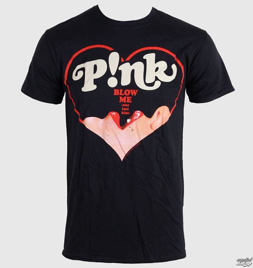 tričko pánske Pink - Blow Hearts - Blk - BRAVADO EU - PINTS01