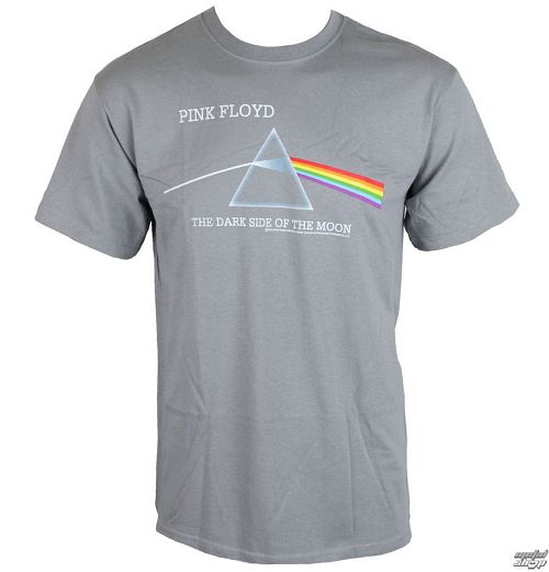 tričko pánske Pink Floyd - Dark side of the mesiac Album Storm Grey - LOW FREQUENCY - PFTS05009STG