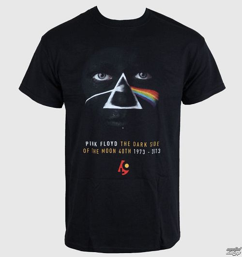 tričko pánske Pink Floyd - DSOTM 40th Face Paint - Black - ROCK OFF - PF70