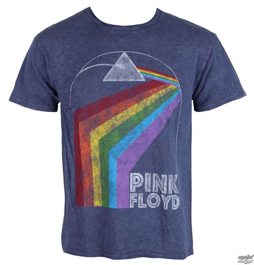 tričko pánske Pink Floyd - Prism Arch - Denim - ROCK OFF - PFSWASH01MD