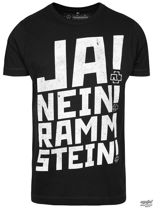 tričko pánske RAMMSTEIN - Ramm 4 - black - RS004