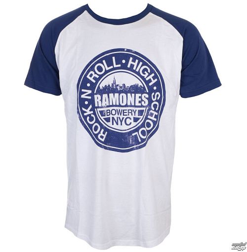tričko pánske Ramones - Bowery Nyc - ROCK OFF - RASSRAG02MN