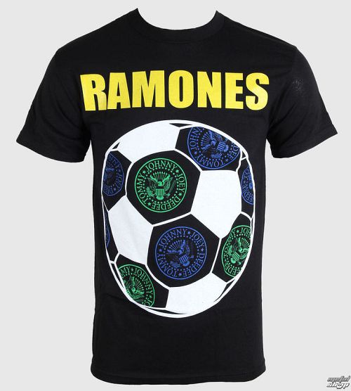 tričko pánske Ramones - Brazil Seals - Blk - BRAVADO - RMN1350