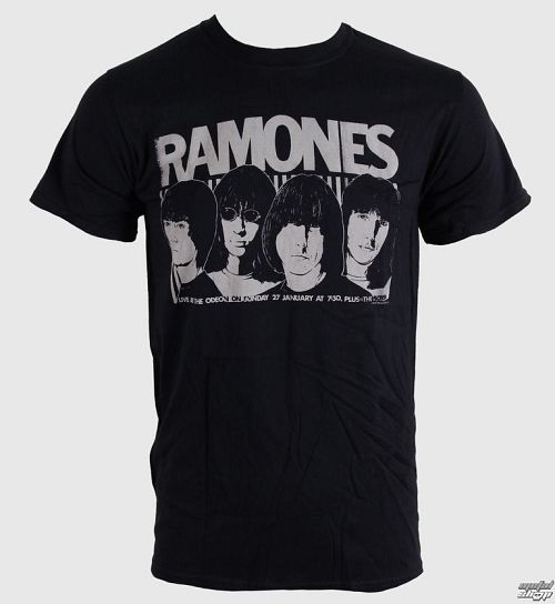 tričko pánske Ramones - Odeon Poster - Blk - BRAVADO EU - RATS11MB