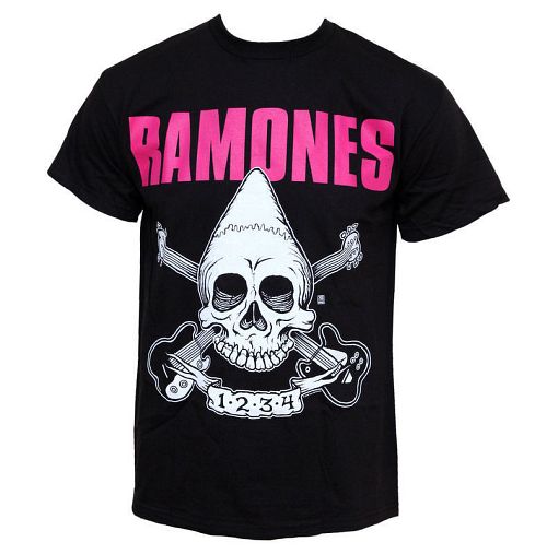 tričko pánske Ramones - Pinhead Skull - BRAVADO USA