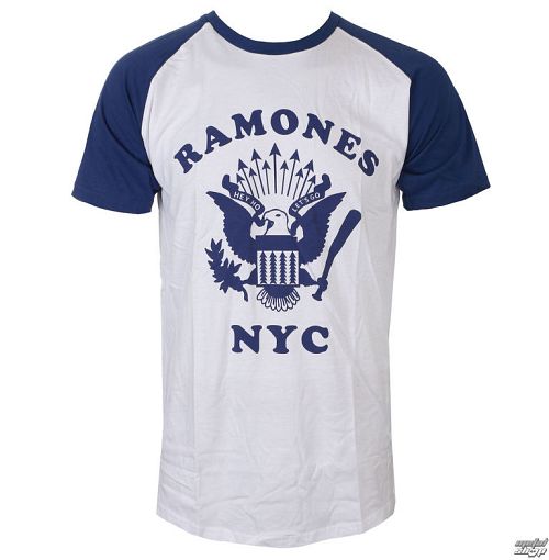 tričko pánske Ramones - Retro Eagle - ROCK OFF - RARAG04MN