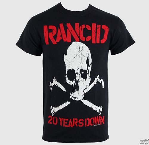 tričko pánske Rancid - 20 Years Down - Black - RAGEWEAR - 164TSS09