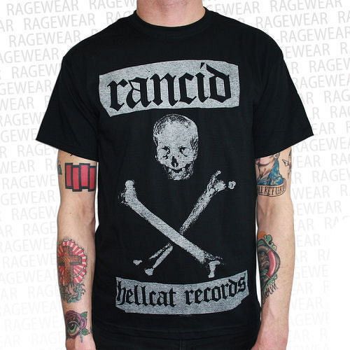 tričko pánske Rancid - Hellcat - Black - RAGEWEAR - 164TSS01