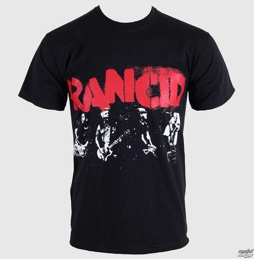 tričko pánske Rancid - Let The Dominoes - Black - KINGS ROAD - 00101
