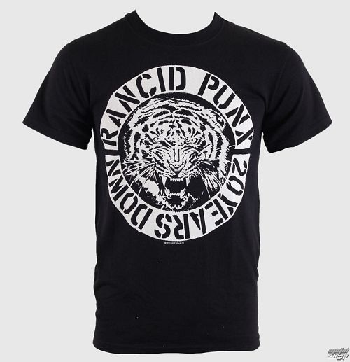 tričko pánske Rancid - Tiger - Black - RAGEWEAR - 164TSS10
