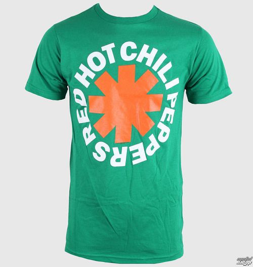 tričko pánske Red Hot Chili Peppers - Asterisk Irish - Green - BRAVADO - RHP1231