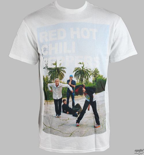 tričko pánske Red Hot Chili Peppers - Drop Out - White - BRAVADO - RHP1206