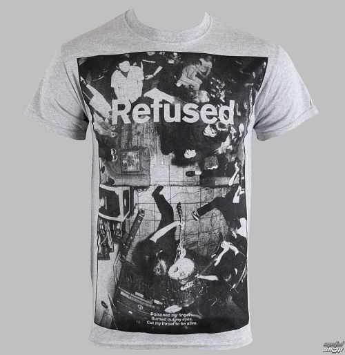 tričko pánske Refused - Live Photo - Heather Gray - KINGS ROAD - 01634