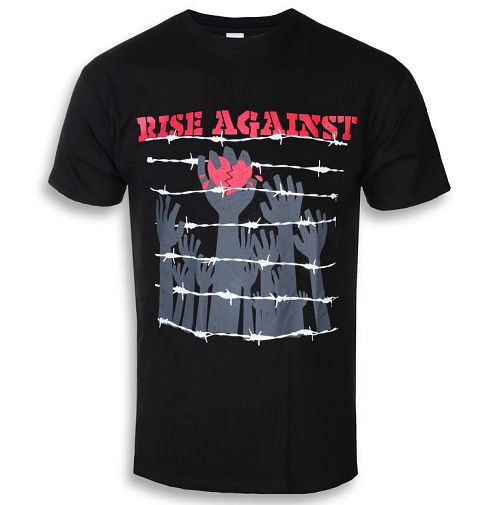 tričko pánske Rise Against - Prisoner - Black - KINGS ROAD - 20096122