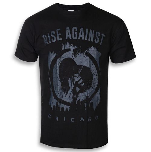 tričko pánske Rise Against - Skyline - Black - KINGS ROAD - 20102028
