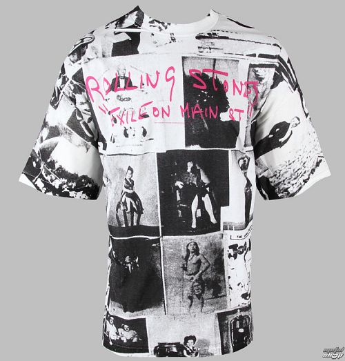 tričko pánske Rolling Stones - Exile Allover - BRAVADO USA - RST2017