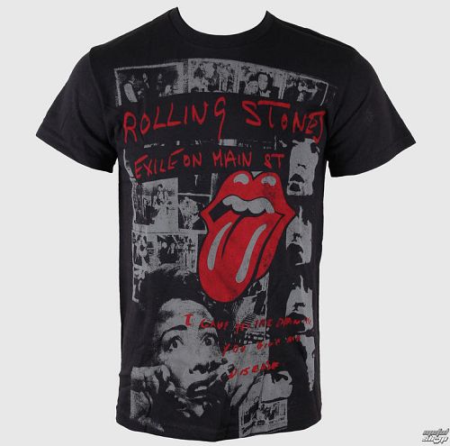 tričko pánske Rolling Stones - Exile Fade - Blk - BRAVADO USA - RST1123