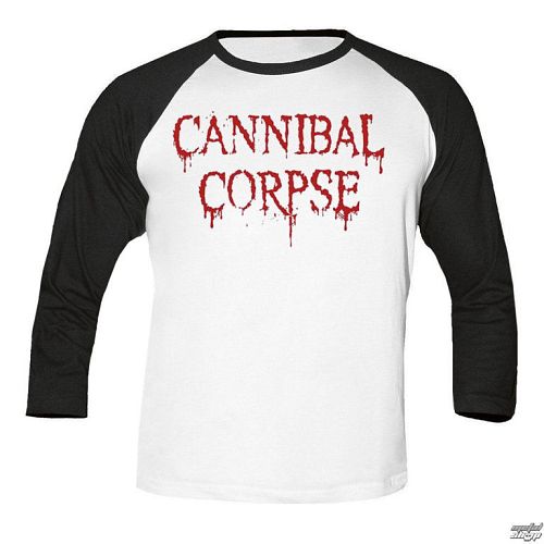 tričko pánske s 3/4 rukávom CANNIBAL CORPSE - Dripping logo BASEBALL - NUCLEAR BLAST - 2674_LS