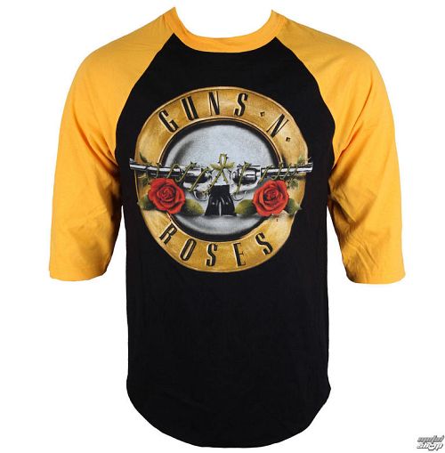 tričko pánske s 3/4 rukávom Guns N' Roses - BULLET - BRAVADO - 12161696