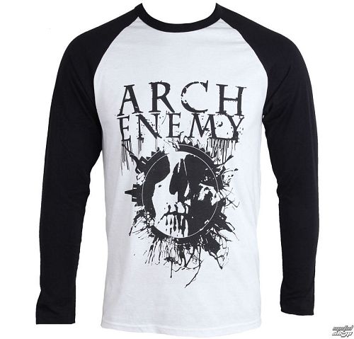 tričko pánske s dlhým rukávom Arch Enemy - Skull Baseball - RAZAMATAZ - CL1929