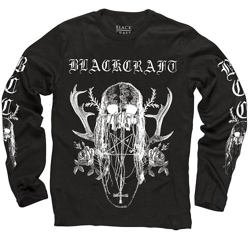 tričko pánske s dlhým rukávom BLACK CRAFT - The Curse - MLS009TC
