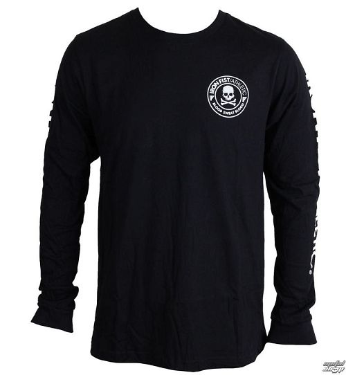 tričko pánske s dlhým rukávom IRON FIST - Crossbones - Black - IF103160