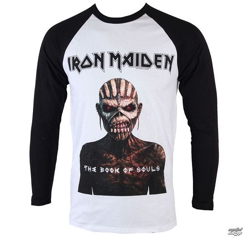 tričko pánske s dlhým rukávom Iron Maiden - Book Of Souls - ROCK OFF - IMRL05MW