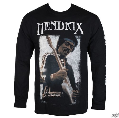 tričko pánske s dlhým rukávom Jimi Hendrix - AUTHENT VOODOO CHILD BLK - BRAVADO - 19752005