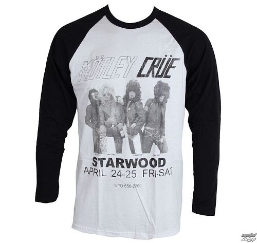 tričko pánske s dlhým rukávom Mötley Crüe - Starwood Flyer 1981 - ROCK OFF - MOTRL01MW