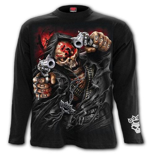 tričko pánske s dlhým rukávom SPIRAL - Five Finger Death Punch - ASSASSIN - G221M323