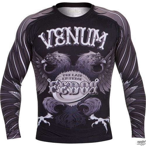 tričko pánske s dlhým rukávom (termo) VENUM - Eagle Fedor Rashguard - Black - 1335