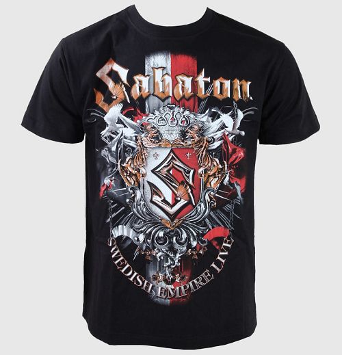 tričko pánske Sabaton -Swedisch Empire Live - Black - CARTON