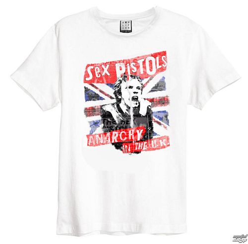 tričko pánske Sex Pistols - Anarchy - White - AMPLIFIED - ZAV210TSP