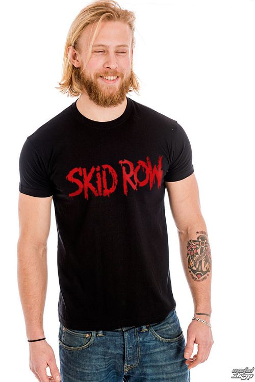 tričko pánske Skid Row - Logo - Black - HYBRIS - ER-1-SROW004-H68-9-BK