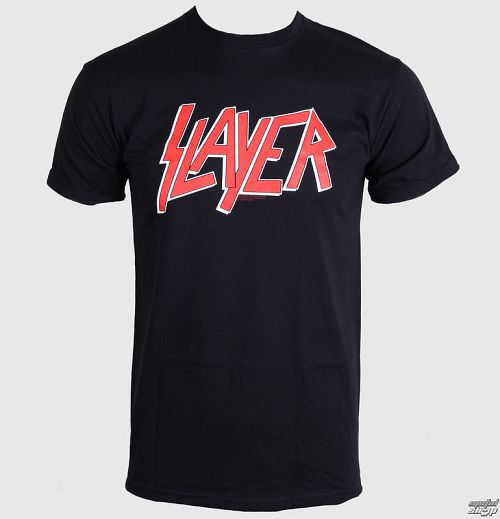 tričko pánske Slayer - Classic Logo - ROCK OFF - SLAYTEE22MB