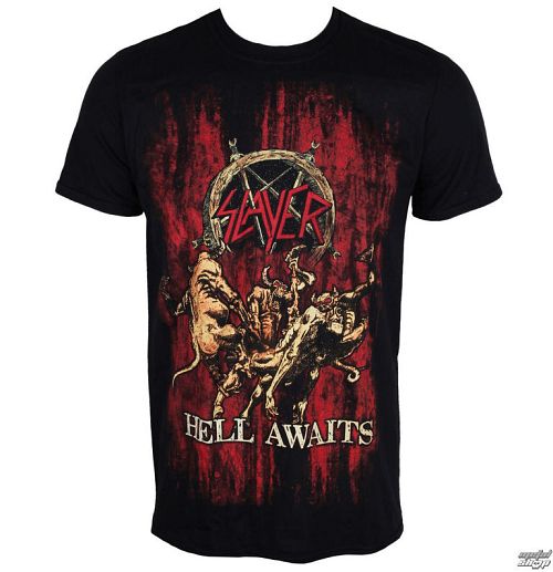 tričko pánske Slayer - Hell Awaits - Black - ROCK OFF - SLAYTEE41MB