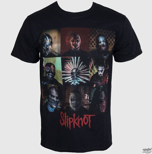 tričko pánske Slipknot - Blocks - Black - ROCK OFF - SKTS14